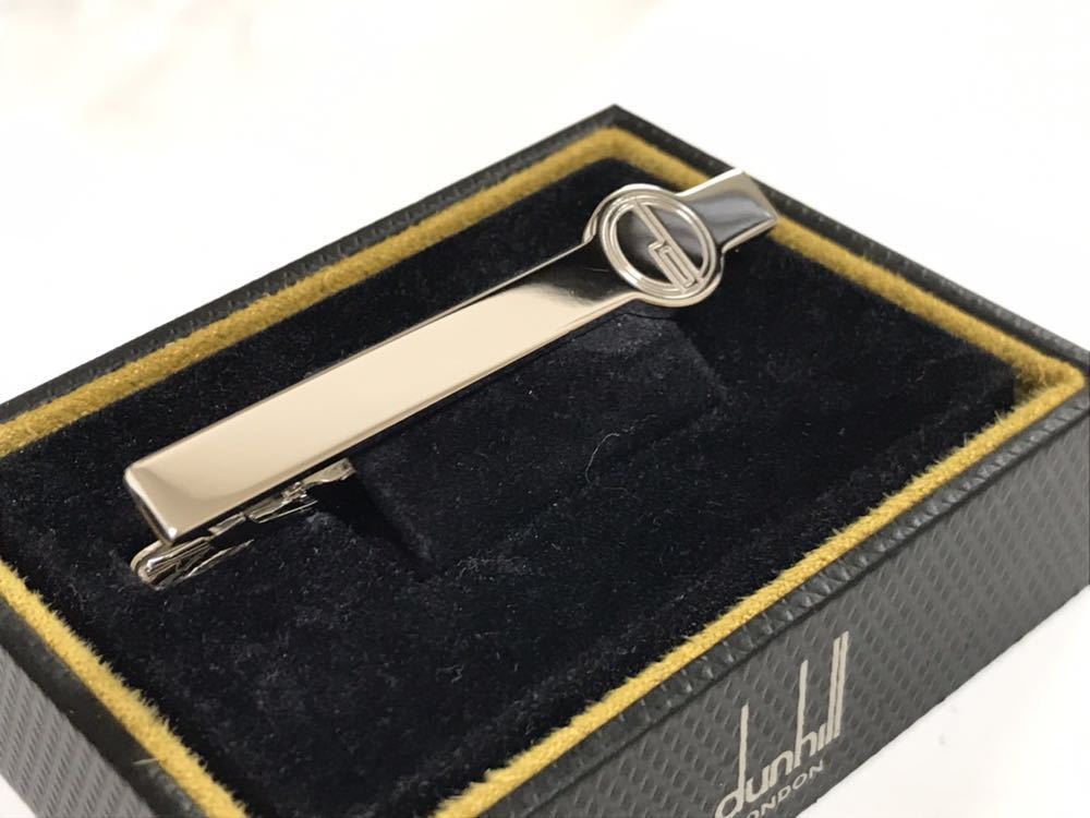  new goods unused Dunhill oval necktie pin tiepin Thai bar 