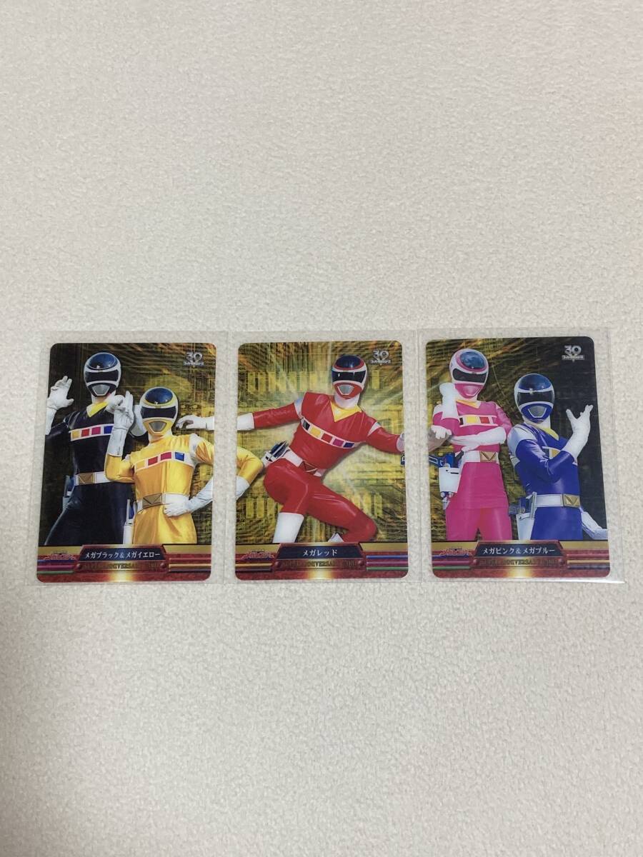 ( trading card ) forest . super Squadron 30 anniversary commemoration card [ Denji Sentai Megaranger ]MORINAGA