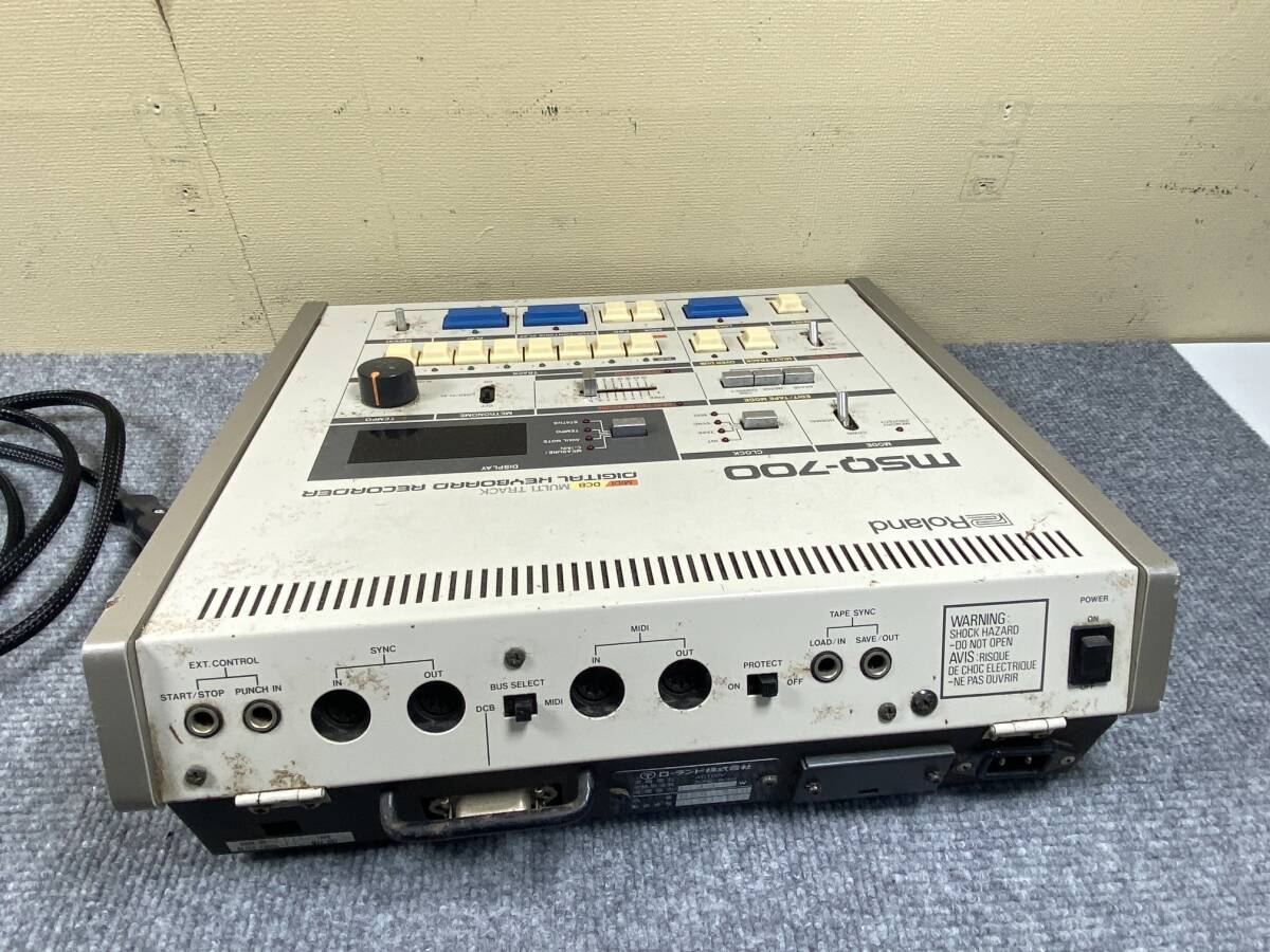 512 ジャンク ROLAND MSQ-700 DIGITAL KEYBOARD RECORDER シーケンサー_画像3