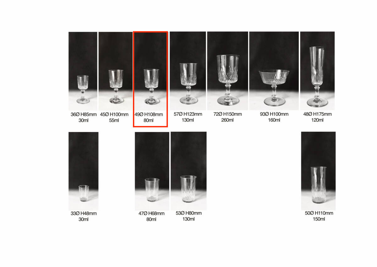 アンティークバカラ リシュリューワイングラスS H108mm 美品３客セット BACCARAT RICHELIEU_画像5