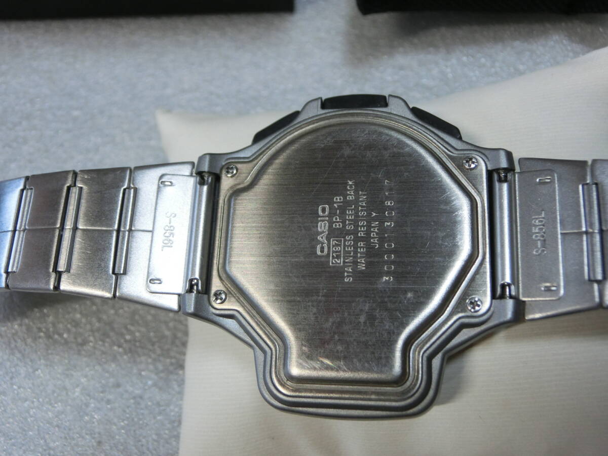  Casio тонометр имеется наручные часы metal частота (BP-1DJ-7JR) прекрасный товар 