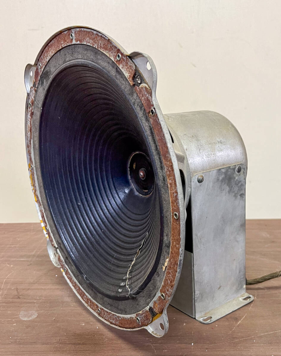 1920年代 初期 ダイナミックスピーカー フィールド / 励磁型 UTAH フレーム外径29cm 奥行18cm 簡易動作確認 フィールド1,000Ω_画像2