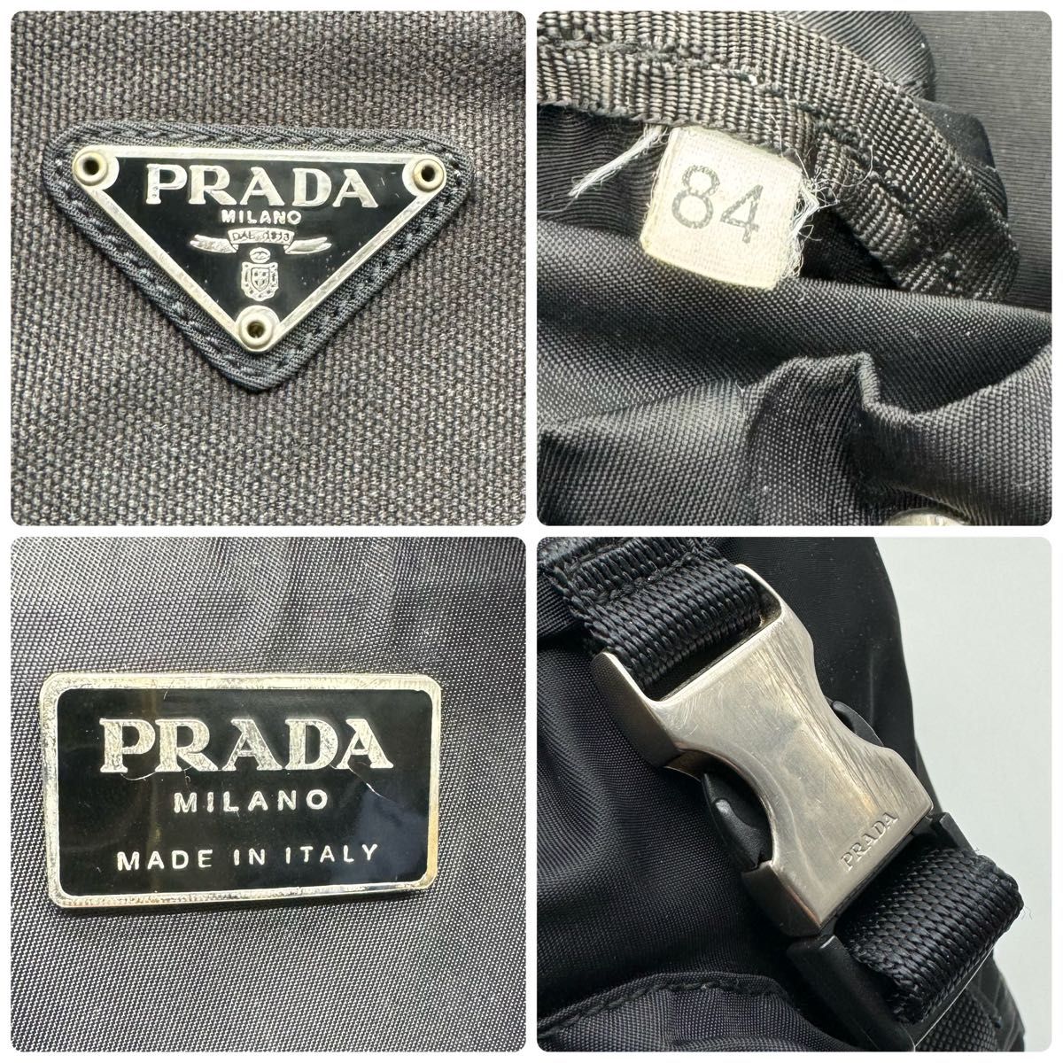【正規品・希少モデル】PRADA プラダ リュック バックパック 三角ロゴ ナイロン V140