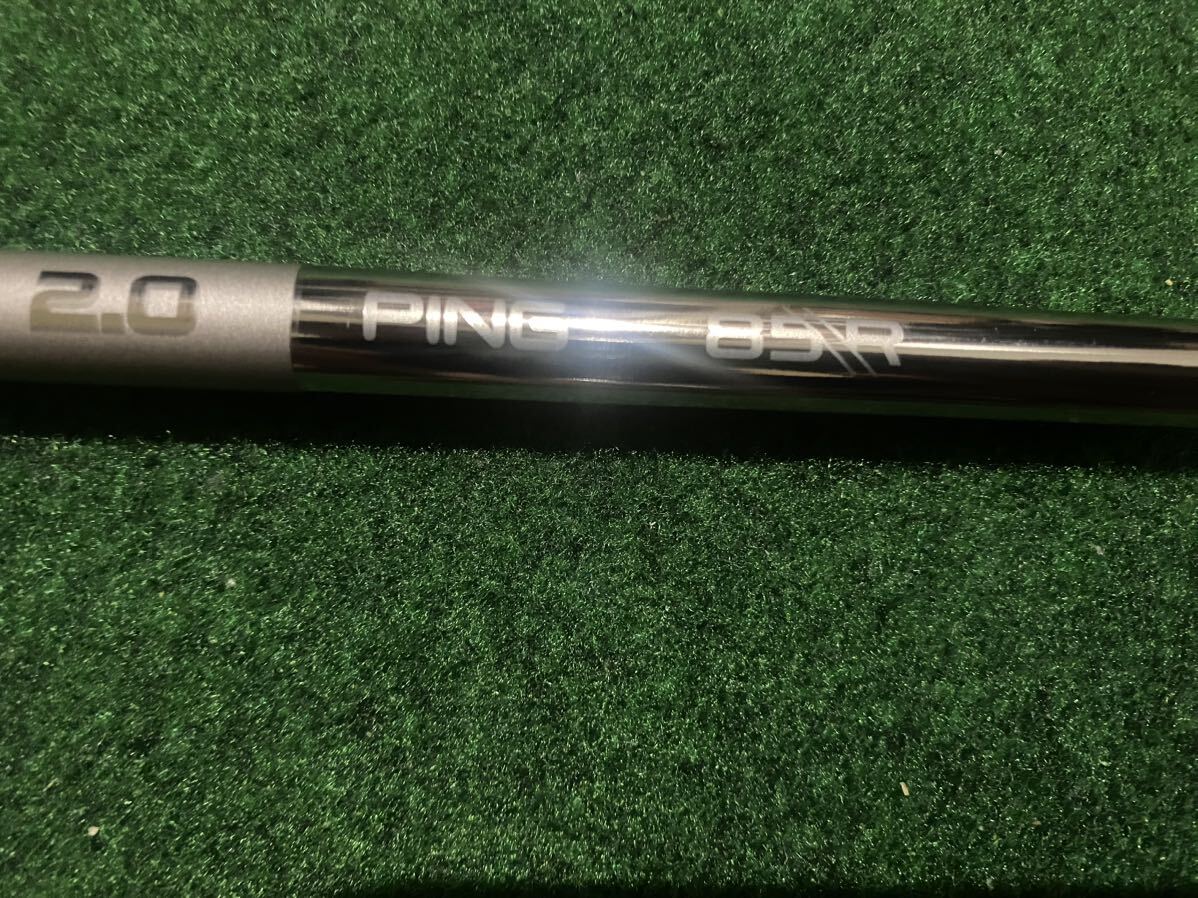 美品 ping tour 2.0 Chrome 85 R ping スリーブ付き シャフト単品 のみ 単体 85R ピン ツアー クローム 410 425 430 3u #3 19° 19 3番の画像2