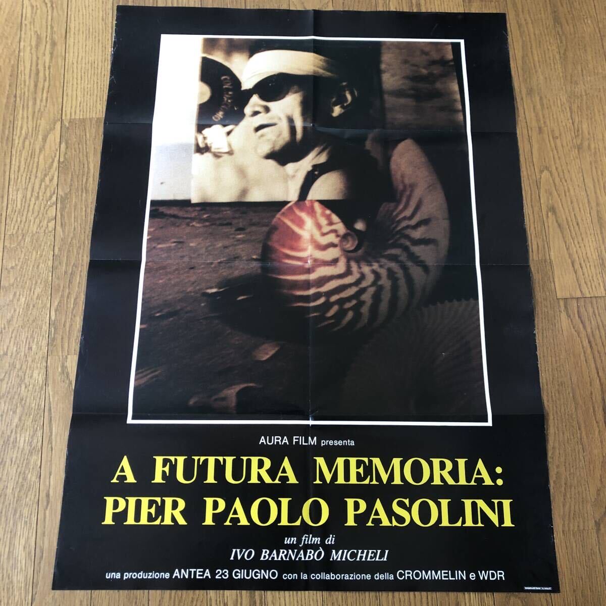 「パゾリーニ・ファイル」イタリア版大型ポスター ワンシート A FUTURA MEMORIA: PIER PAOLO PASOLINI イヴォ・バルナボ・ミケーリ の画像1