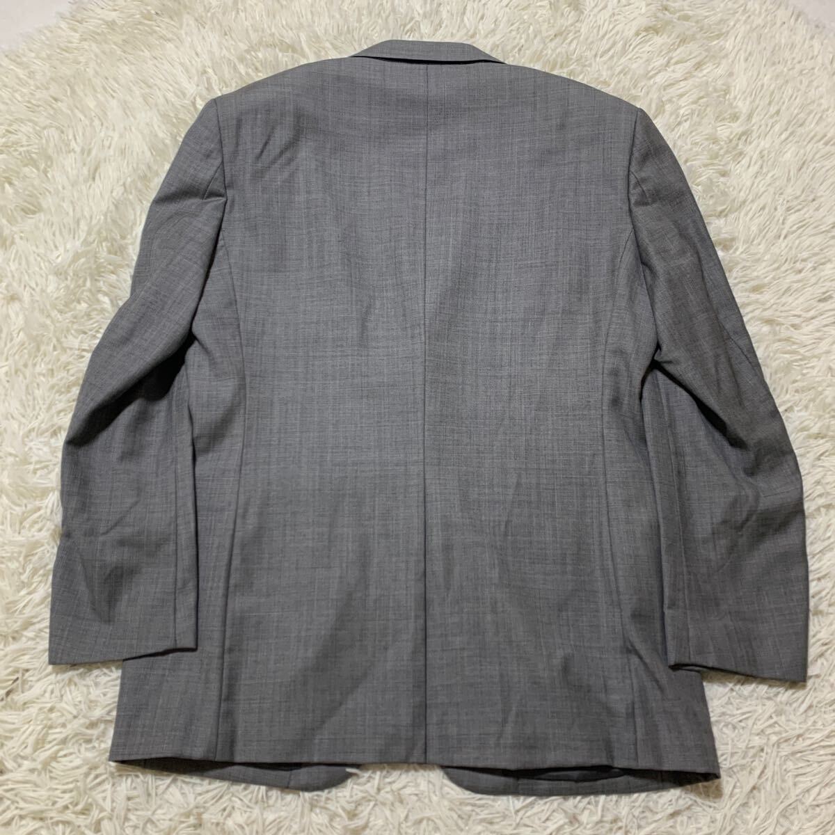 THE SUITS PLUS CANONICO カノニコ　テーラードジャケット 高級ブランド生地　Lサイズ　グレー ビジネス　紳士の魅力　美品_画像3