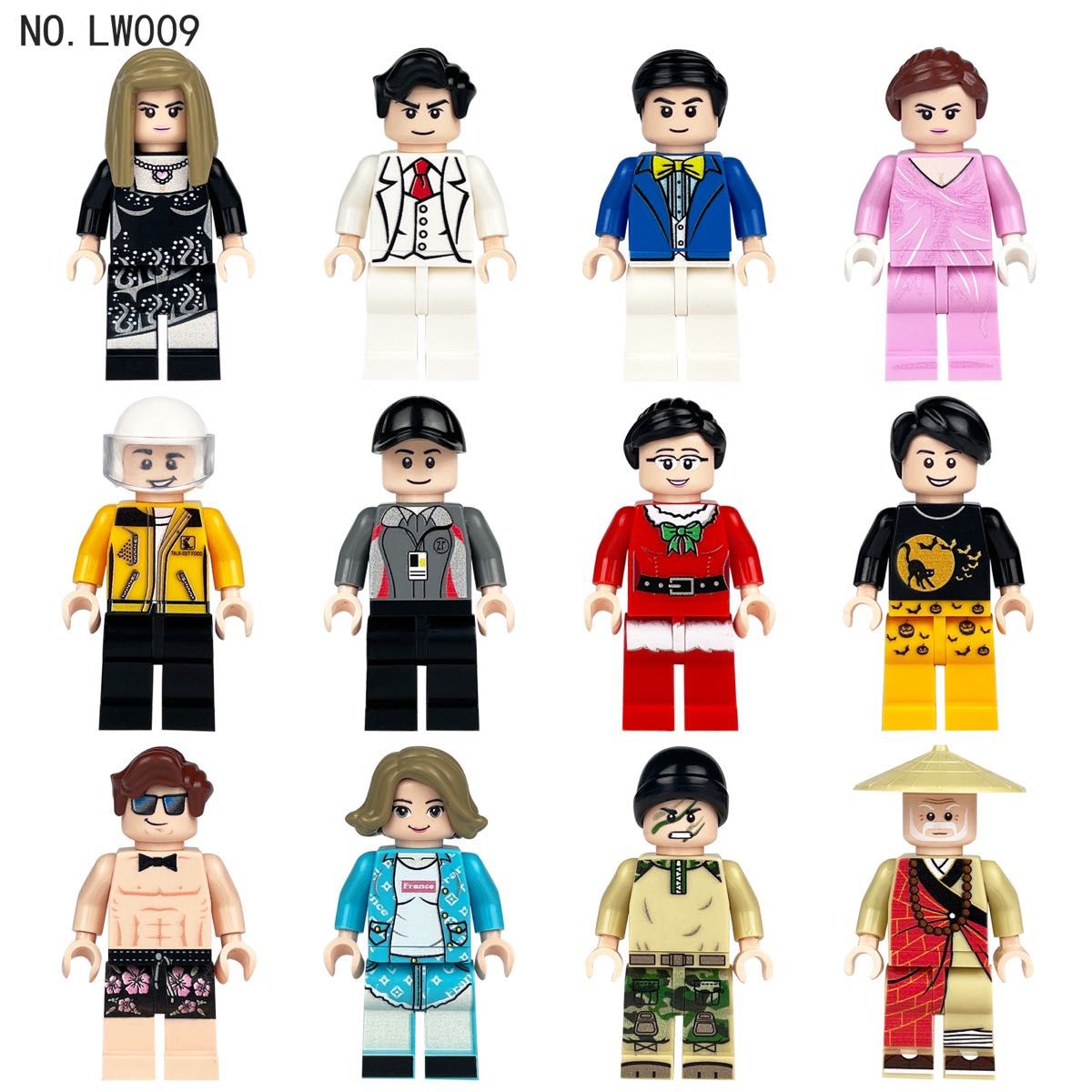 働く人形24体　legoレゴ互換品　ミニフィグ