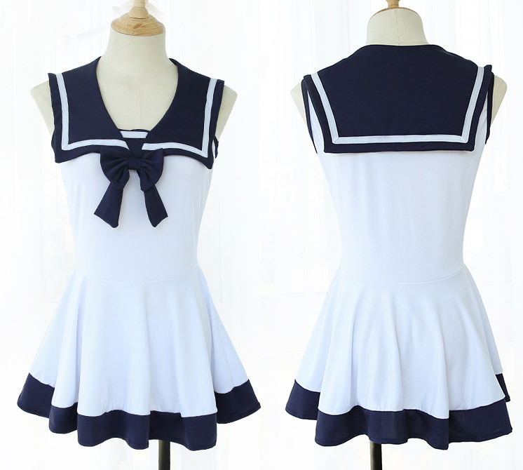 n512 super sexy .. school uniform manner sailor suit One-piece uniform costume costume play clothes Night wear miniskirt 