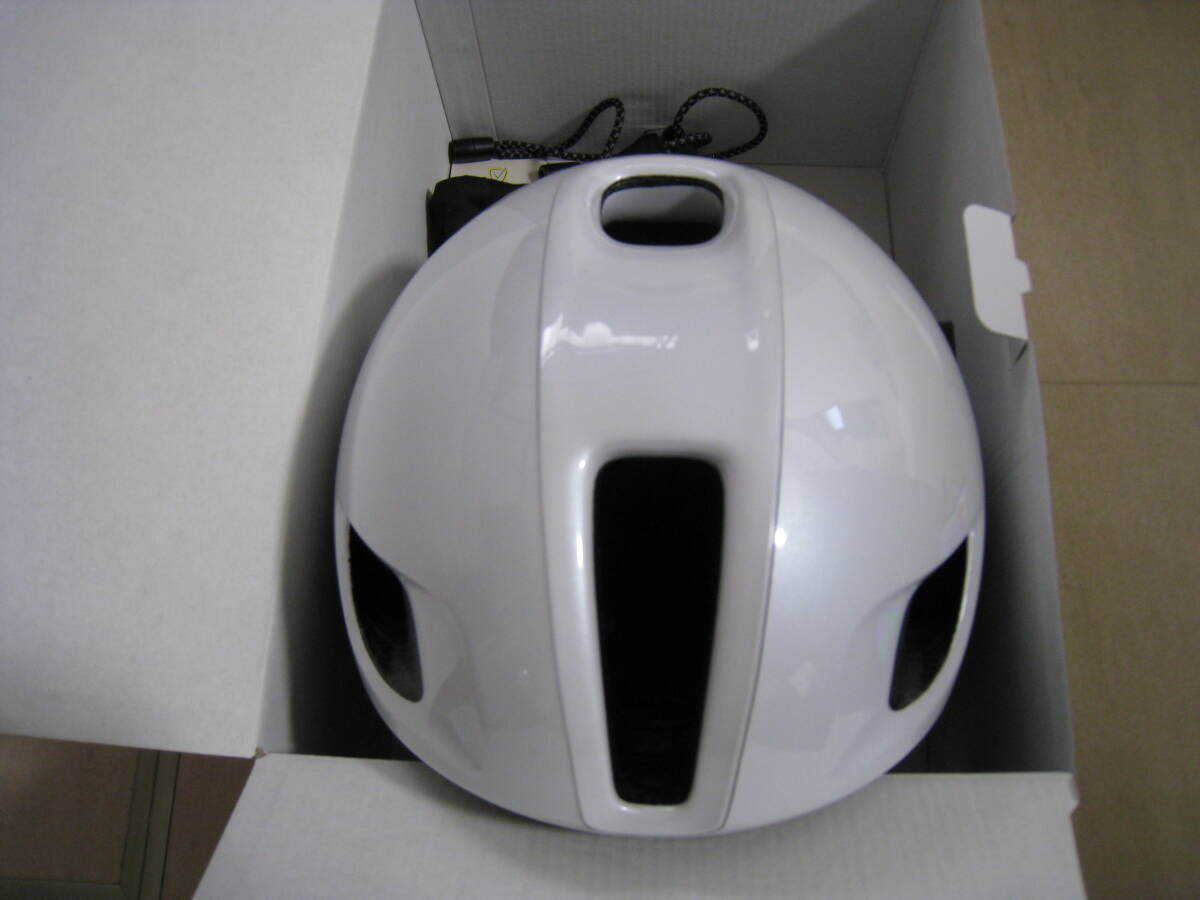 トレック 最新モデル (旧ボントレガー Bontrager) バリスタ MIPS ホワイト TREK Ballista グローバル L エアロヘルメット 中古品の画像4