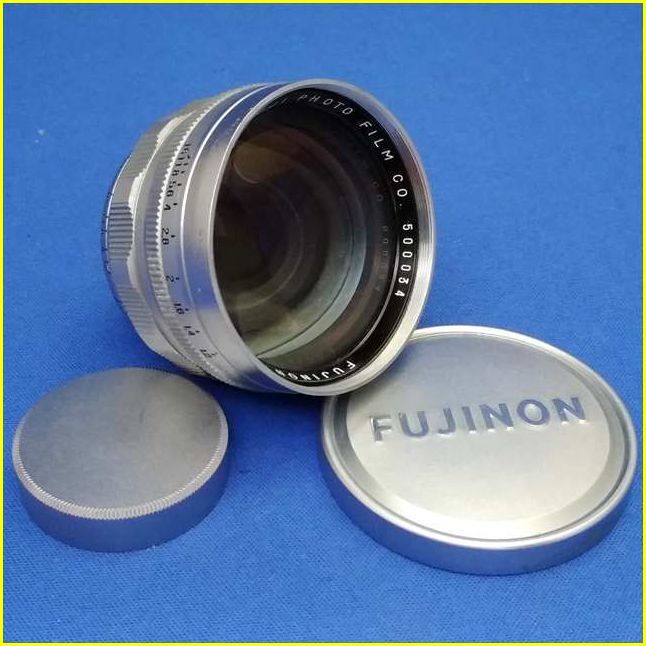 【希少!初期(前期)物/Leica ライカ Lマウント MF単焦点レンズ】FUJINON 50ｍｍ F1.2 フジノン 1:1.2 f=5cm /L39/SN:500034/FUJI PHOTO FILMの画像1