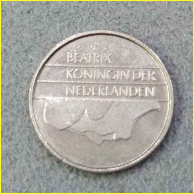 【オランダ 10セント 硬貨/1984年】 10 CENT/10Ct/旧硬貨/コイン/古銭/NEDERLANDEN_画像4