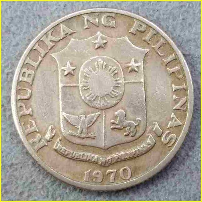 【フィリピン 25センティモ 硬貨/1970年】 TWENTY FIVE SENTIMOS/フアン・ルナ/旧硬貨/コイン_画像3