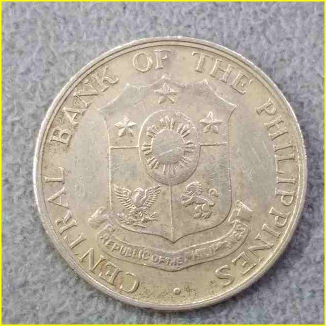 【フィリピン 10センタボ 硬貨/1966年】 TEN CENTAVOS/旧硬貨/コイン/洋銀_画像3