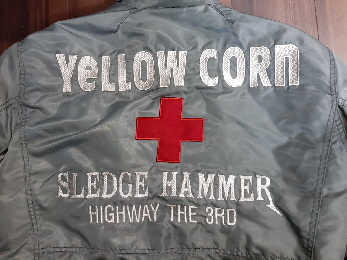 Yellow Corn イエローコーン★MA-1 フライトジャケット★Lサイズ■30周年記念限定モデル■HIGHWAY The 3RD 第三京浜 30th anniversary_画像4