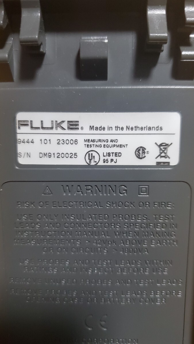 FLUKE 123 オシロスコープ マルチメーター 難あり_画像3