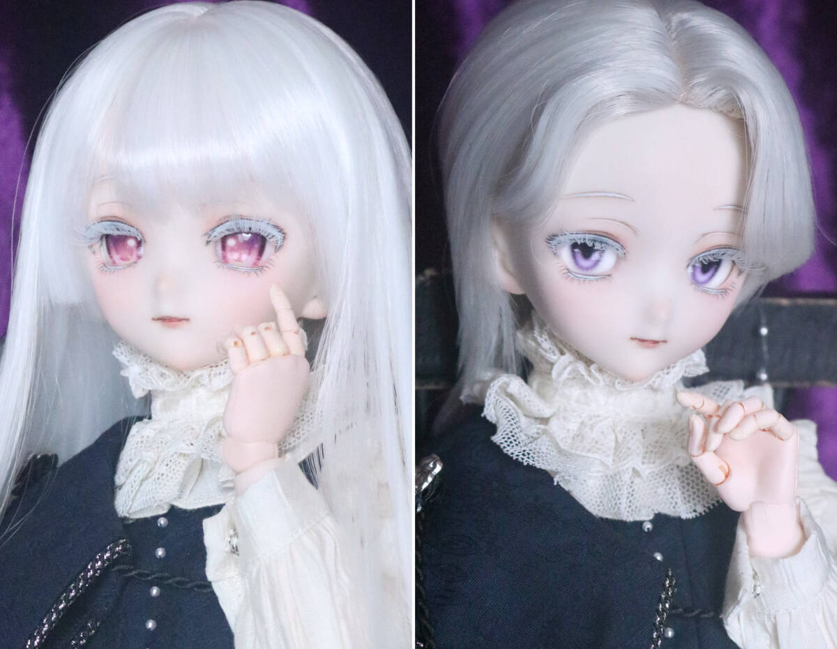 らら屋* DDH-10(開口SW肌)カスタムヘッド&ウィッグ+妖精耳+舌+ らら屋* DDH-10(開口SW肌)カスタムヘッド&ウィッグ+妖精耳+舌+