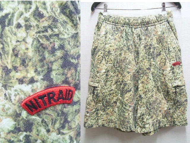  prompt decision [L]nitraid 12SS SWEAT CARGO SHORT DOPE FORESTdo-p forest sweat cargo short pants shorts NR014-PA19#1730