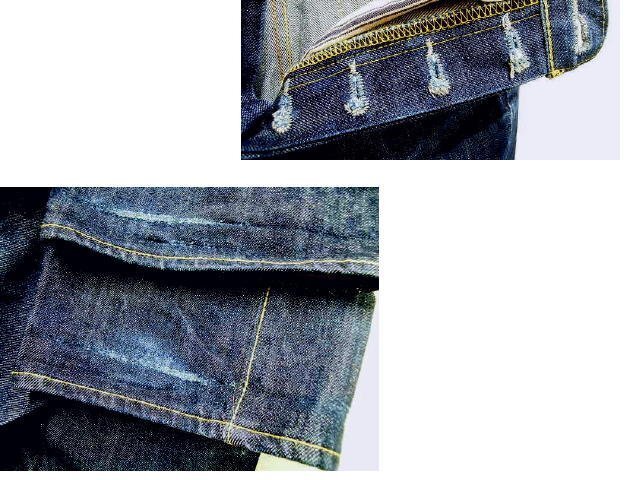 即決[W32]LVC サンプル級の鬼ヒゲ 44501-0072 大戦モデル S501XX リジッド ビンテージ復刻 LVC LEVI’S VINTAGE CLOTHING デニム■485_画像2