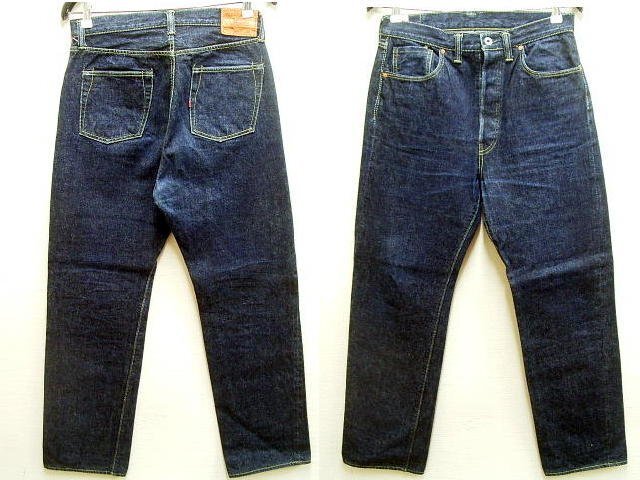 即決[W33]濃紺 TCB jeans S40's 大戦モデル 14oz ビンテージ復刻 レプリカ セルビッチ デニム パンツ■525_画像1