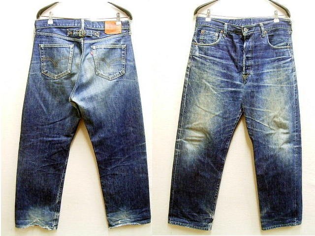 ◇即決[W36]サンプル級の鬼ヒゲ LVC 702XX ビンテージ復刻 旧日本製 501XX LEVI’S VINTAGE CLOTHING デニム パンツ■763