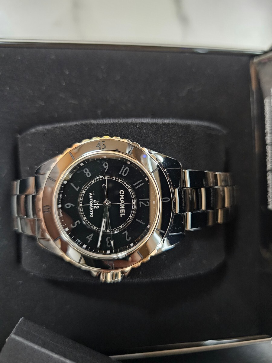 【美品貴重】CHANEL　J12　ファントム　ブラック　38mm_画像2