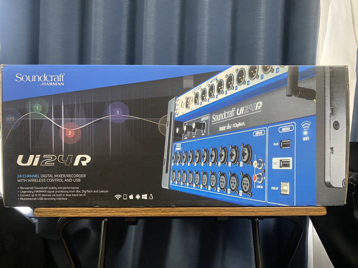 Soundcraft Ui24R Wi-Fi контроль * цифровой миксер 24ch как новый 1 иен начало распродажи 