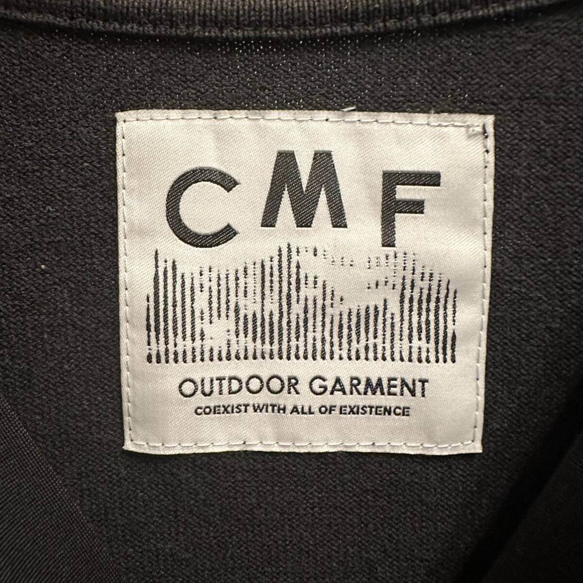 CMF OUTDOOR GARMENT シーエムエフアウトドアガーメント SLOW DRAY TEE HALF SLEEVE CMF2301-CS09 Lサイズ ブラック Tシャツ 半袖 COMFYの画像3