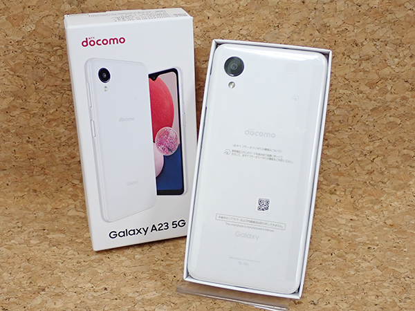 【新品 未使用】SIMフリー docomo Galaxy A23 5G SC-56C ホワイト 白 サムスン Android スマホ 本体 制限〇 一括購入(PEA406-1) _画像1