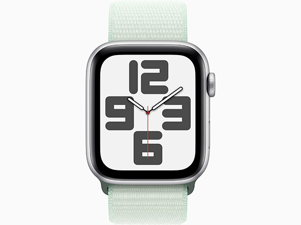 【新品 未開封】Apple Watch SE 第2世代 Cellular 44mm シルバーアルミニウムケース と ソフトミントスポーツループ(PEA654-1) _画像2