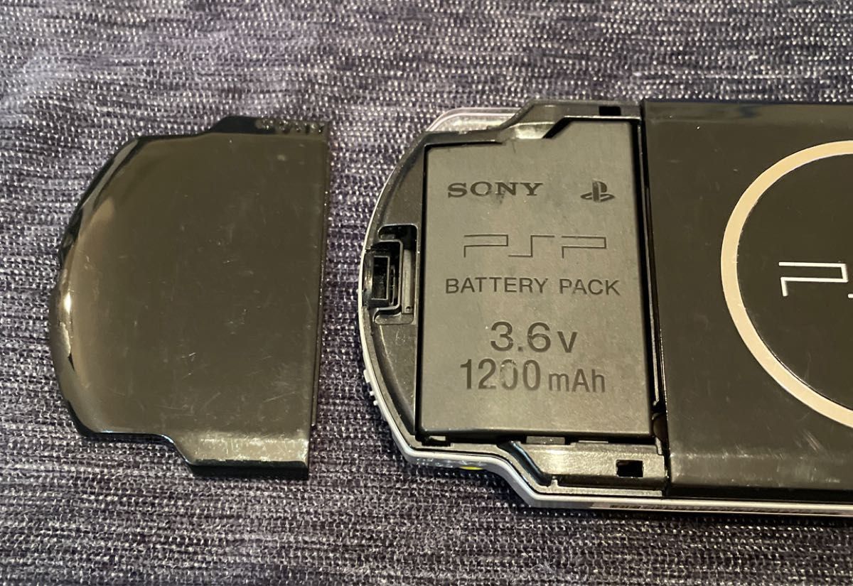 PSP3000本体動作品充電アダプターバッテリーパックメモリースティックソフト付ブラック黒 SONY プレイステーションポータブル