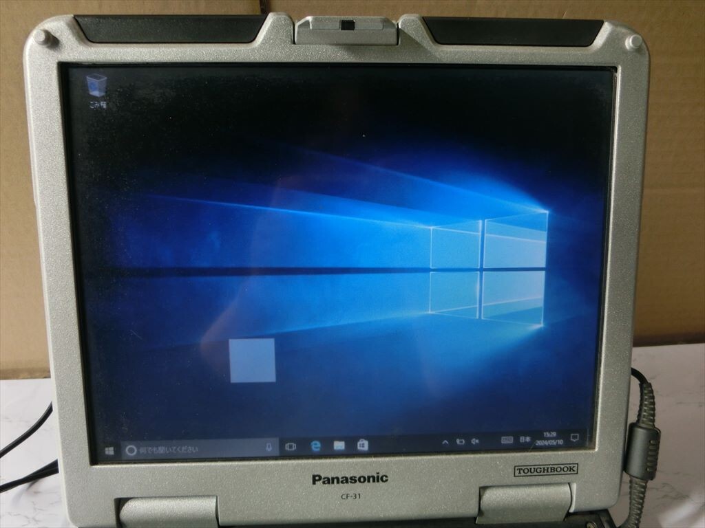 T[3.-81][100 size ]Panasonic Panasonic / Toughbook CF-31JEGAKDJ/i5 2520M/ laptop /PC/ electrification possible / Junk /* scratch * dirt have 