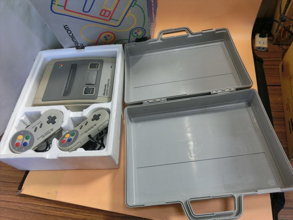 T[re4-47][100 размер ] Nintendo Super Famicom корпус комплект / с футляром / игра машина / б/у товар /* царапина * загрязнения * наружная коробка царапина иметь 