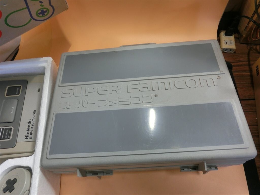 T[re4-47][100 размер ] Nintendo Super Famicom корпус комплект / с футляром / игра машина / б/у товар /* царапина * загрязнения * наружная коробка царапина иметь 