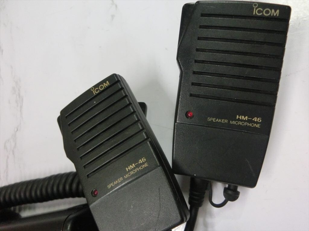 T[3.-93][60 size ]^ICOM Icom /IC-3ST 430MHz FM transceiver 2 pcs / power cord attaching / electrification possible / Junk /* scratch * dirt have 