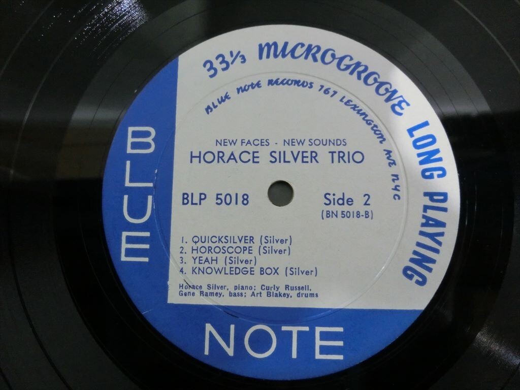 T【G4-06】【80サイズ】▲LP/Horace Silver Trio：New Faces New Sounds/レコード/ジャズ/BLP-5018/※経年品_画像6