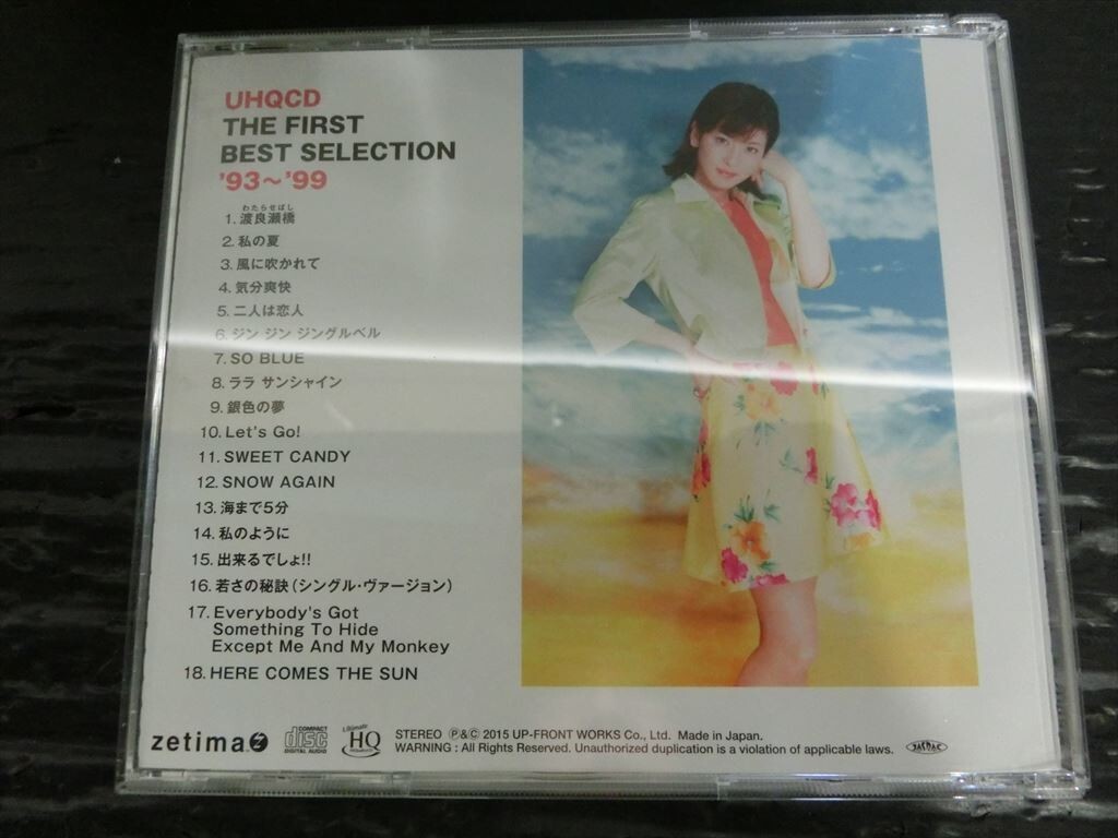 T【G4-35】【送料無料】森高千里 UHQCD THE FIRST BEST SELECTION '93～'99/HQCD/J-POP/邦楽_画像3