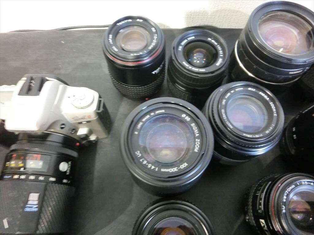T[I4-65][140 размер ] не осмотр товар / однообъективный зеркальный пленочный фотоаппарат * камера для линзы совместно комплект / Minolta Sigma Tamron др. 