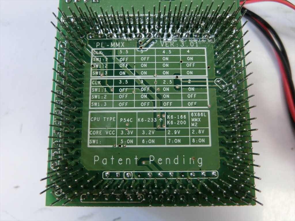 T[3.-47][60 size ]^I*O DATA/CPU accelerator board PK-MXP233/DV/ junk treatment /* outer box scratch have 