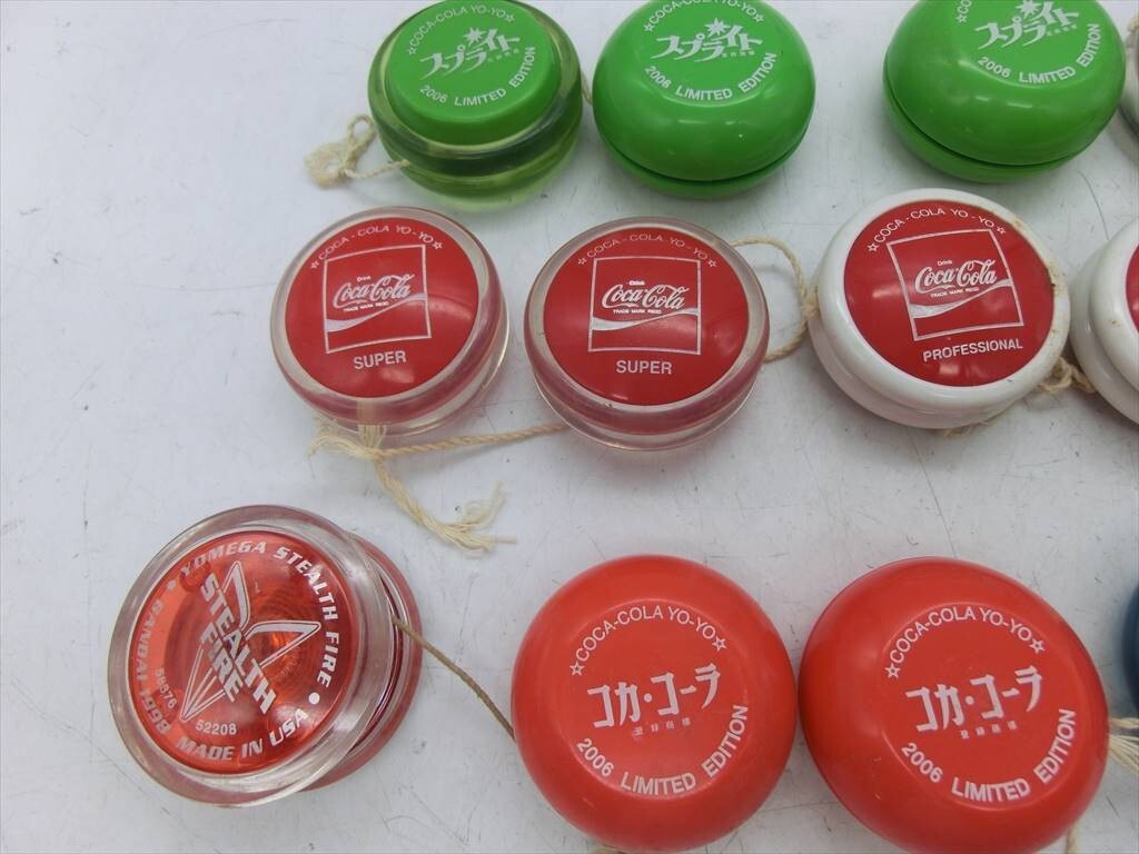 T[3.-70][60 размер ]^Coca Cola Coca * Cola / retro yo-yo-* гипер- yo-yo- итого 14 шт. комплект /* царапина * загрязнения иметь 