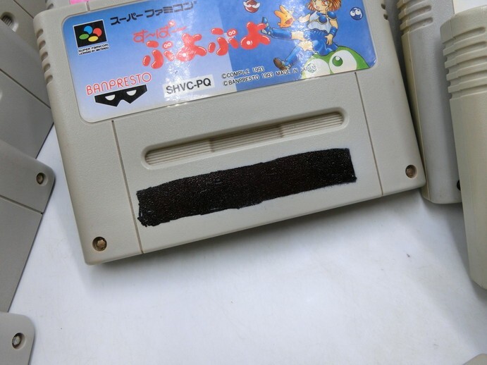 T[li4-69][100 размер ] не осмотр товар / Nintendo Super Famicom игра soft совместно комплект / гонг ke.... др. /* повреждение иметь 