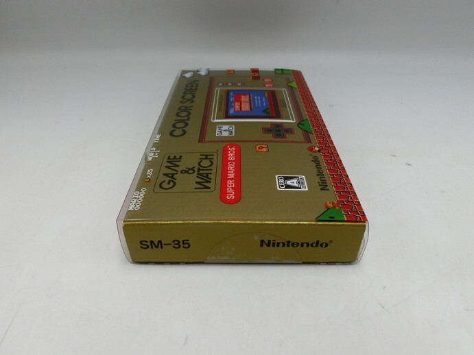 T[ro4-92][60 size ]^ unopened / Nintendo game & watch Super Mario Brothers / game machine /* package scratch have 
