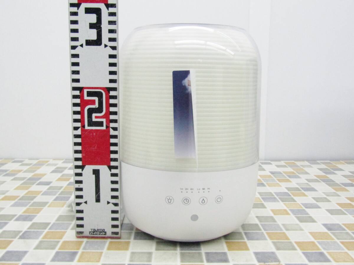 △家電 ｜超音波式 加湿器｜YAMAZEN 山善 MZ-N30 W 2019年製｜50/60Hz 取説付き 30W 電流ヒューズ2.5A■N6266_画像2