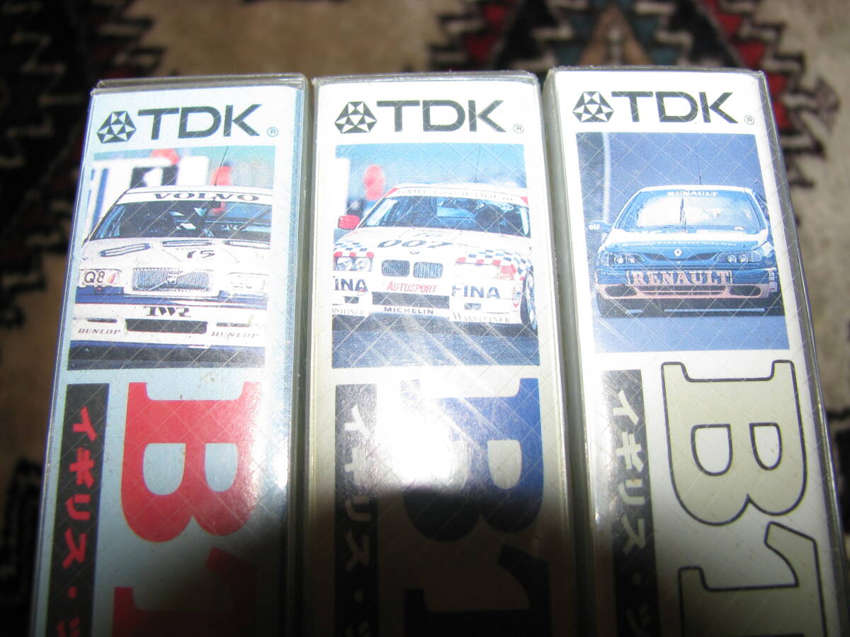 TDK VHSビデオ　BTCC '95 No1-3 3本セット　ボルボ 850　中古_画像5