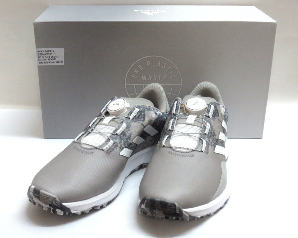 売れ筋がひ贈り物! ボア SL 新品★アディダス★LIJ44★S2G 23 シューズ★BOA★【GV9415】グレー/ホワイト/グレー★25.5cm★日本正規品 スパイクレス 25.5cm