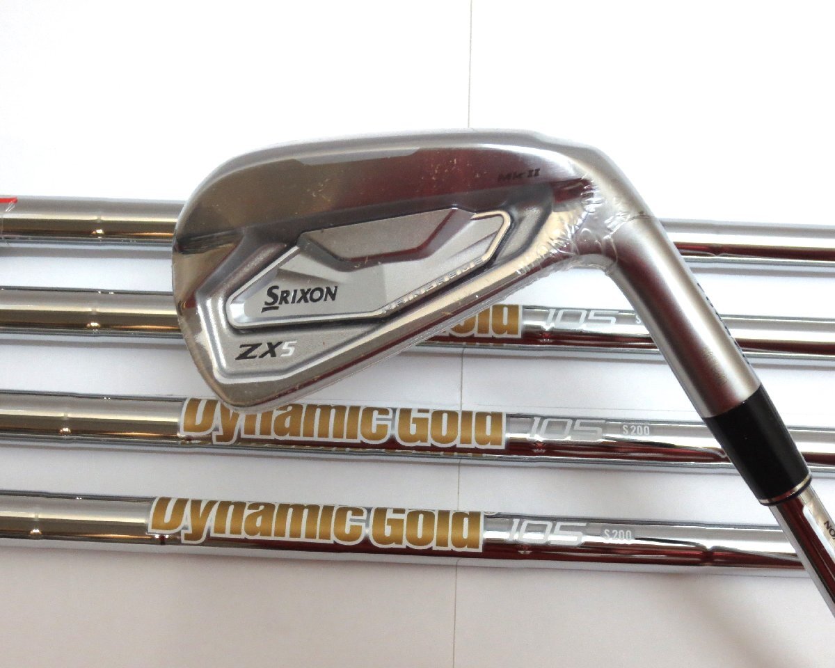 新品★ダンロップ★スリクソン ZX5 MKⅡ アイアン★SRIXON★2022★#6～P 5本★ダイナミックゴールド 105★S200★メーカーカスタム_画像1