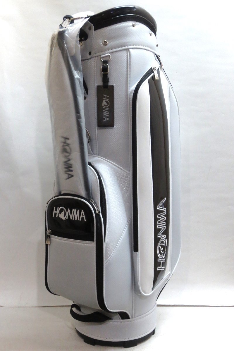 お中元 お歳暮 お年賀 夏 冬 年末年始のご挨拶 ギフト 通販な 新品★ホンマ★本間★CB12310 スタンダード 軽量★ホワイト/ブラック 2.9kg キャディバッグ★2023★9型 カート その他