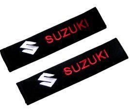  Suzuki 2 pieces set car seat belt cover soft cotton shoulder pad car supplies seat belt pad 