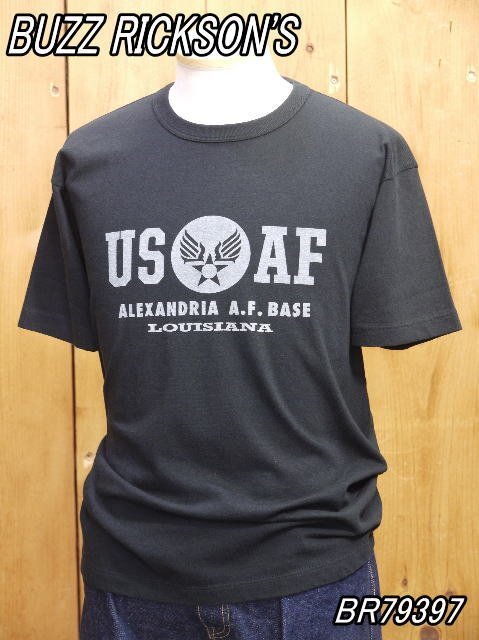 新品 バズリクソンズ U.S.AIR FORCE Tシャツ ブラック L BR79397 buzzrickson's_画像1
