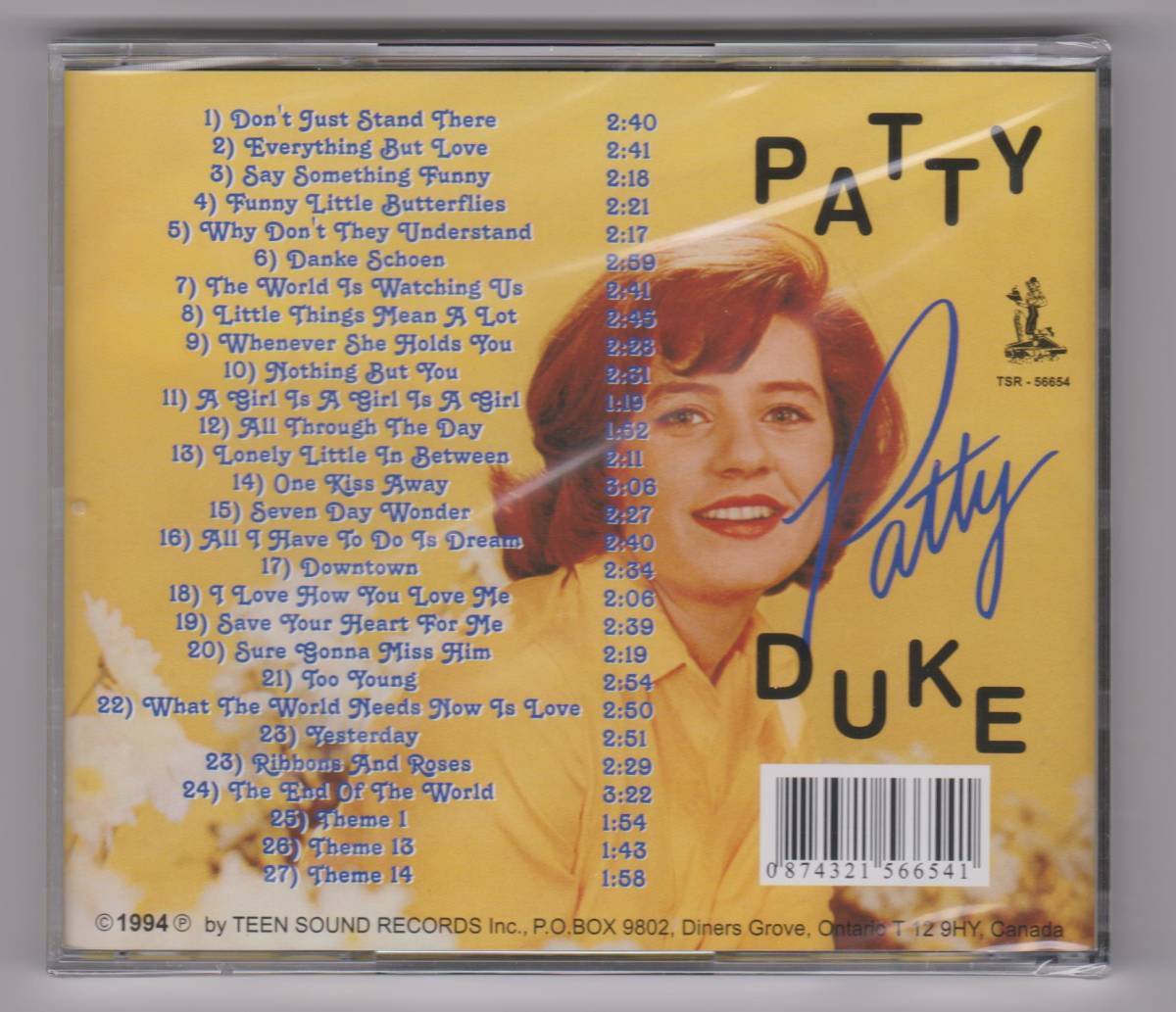 【新品/輸入盤CD】PATTY DUKE/Patty_(出品商品はシールド状態です)