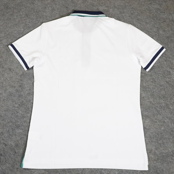 新品◆【格好いい】【通気品】メンズ速乾半袖ポロシャツジーGOLFGFOREゴルフTシャツ白XL_画像2